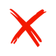 ❌